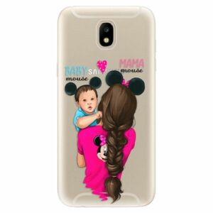 Odolné silikonové pouzdro iSaprio - Mama Mouse Brunette and Boy - Samsung Galaxy J5 2017 obraz