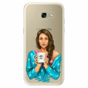 Odolné silikonové pouzdro iSaprio - Coffe Now - Brunette - Samsung Galaxy A5 2017 obraz