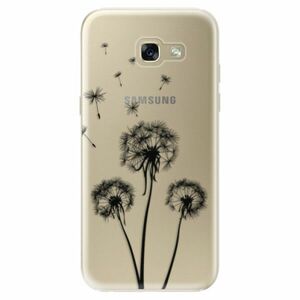 Odolné silikonové pouzdro iSaprio - Three Dandelions - black - Samsung Galaxy A5 2017 obraz