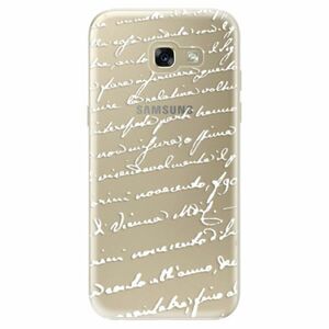 Odolné silikonové pouzdro iSaprio - Handwriting 01 - white - Samsung Galaxy A5 2017 obraz