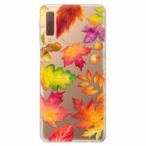 Odolné silikonové pouzdro iSaprio - Autumn Leaves 01 - Samsung Galaxy A7 (2018) obraz