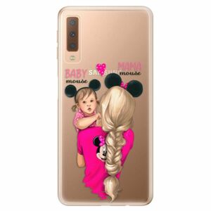 Odolné silikonové pouzdro iSaprio - Mama Mouse Blond and Girl - Samsung Galaxy A7 (2018) obraz