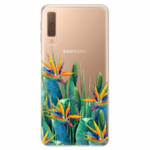 Odolné silikonové pouzdro iSaprio - Exotic Flowers - Samsung Galaxy A7 (2018) obraz