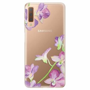 Odolné silikonové pouzdro iSaprio - Purple Orchid - Samsung Galaxy A7 (2018) obraz