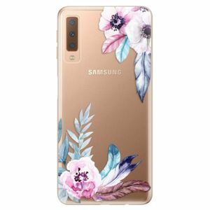 Odolné silikonové pouzdro iSaprio - Flower Pattern 04 - Samsung Galaxy A7 (2018) obraz