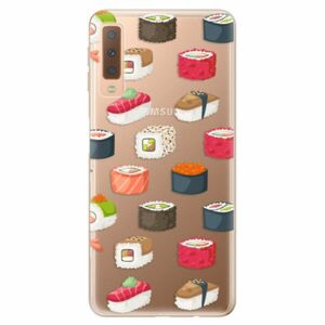 Odolné silikonové pouzdro iSaprio - Sushi Pattern - Samsung Galaxy A7 (2018) obraz