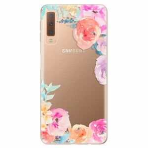 Odolné silikonové pouzdro iSaprio - Flower Brush - Samsung Galaxy A7 (2018) obraz