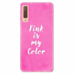 Odolné silikonové pouzdro iSaprio - Pink is my color - Samsung Galaxy A7 (2018) obraz
