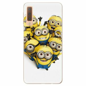 Odolné silikonové pouzdro iSaprio - Mimons 01 - Samsung Galaxy A7 (2018) obraz