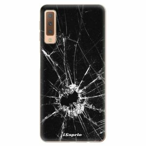 Odolné silikonové pouzdro iSaprio - Broken Glass 10 - Samsung Galaxy A7 (2018) obraz