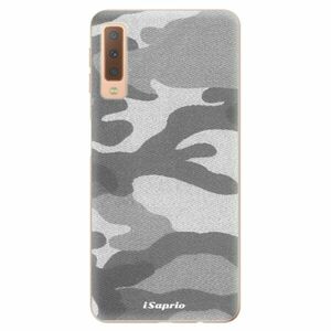 Odolné silikonové pouzdro iSaprio - Gray Camuflage 02 - Samsung Galaxy A7 (2018) obraz