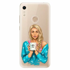 Odolné silikonové pouzdro iSaprio - Coffe Now - Blond - Huawei Honor 8A obraz