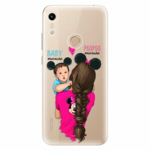 Odolné silikonové pouzdro iSaprio - Mama Mouse Brunette and Boy - Huawei Honor 8A obraz