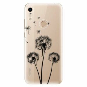 Odolné silikonové pouzdro iSaprio - Three Dandelions - black - Huawei Honor 8A obraz