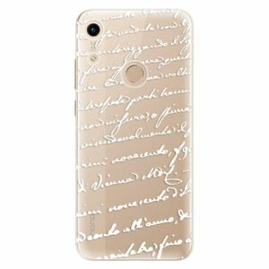 Odolné silikonové pouzdro iSaprio - Handwriting 01 - white - Huawei Honor 8A obraz