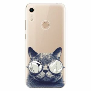 Odolné silikonové pouzdro iSaprio - Crazy Cat 01 - Huawei Honor 8A obraz