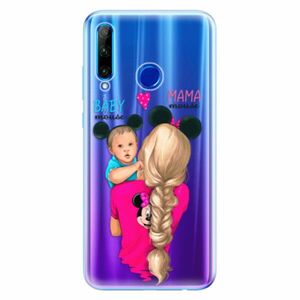 Odolné silikonové pouzdro iSaprio - Mama Mouse Blonde and Boy - Huawei Honor 20 Lite obraz