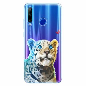 Odolné silikonové pouzdro iSaprio - Leopard With Butterfly - Huawei Honor 20 Lite obraz