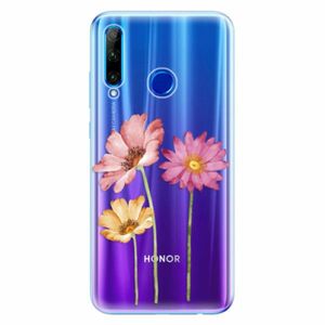 Odolné silikonové pouzdro iSaprio - Three Flowers - Huawei Honor 20 Lite obraz