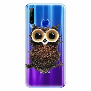 Odolné silikonové pouzdro iSaprio - Owl And Coffee - Huawei Honor 20 Lite obraz