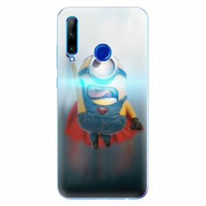 Odolné silikonové pouzdro iSaprio - Mimons Superman 02 - Huawei Honor 20 Lite obraz