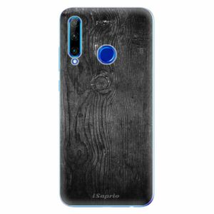 Odolné silikonové pouzdro iSaprio - Black Wood 13 - Huawei Honor 20 Lite obraz