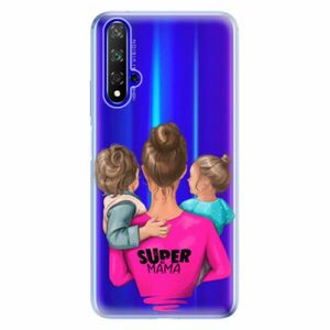 Odolné silikonové pouzdro iSaprio - Super Mama - Boy and Girl - Huawei Honor 20 obraz