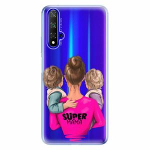 Odolné silikonové pouzdro iSaprio - Super Mama - Two Boys - Huawei Honor 20 obraz