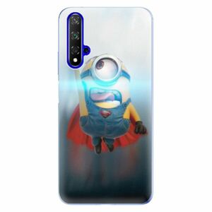 Odolné silikonové pouzdro iSaprio - Mimons Superman 02 - Huawei Honor 20 obraz