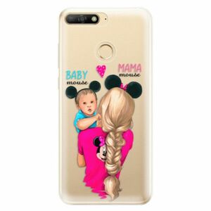 Odolné silikonové pouzdro iSaprio - Mama Mouse Blonde and Boy - Huawei Y6 Prime 2018 obraz