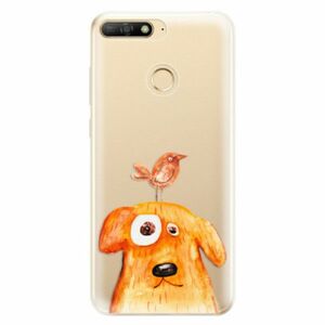 Odolné silikonové pouzdro iSaprio - Dog And Bird - Huawei Y6 Prime 2018 obraz