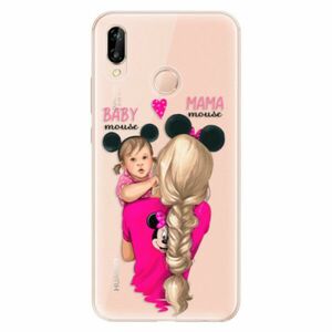 Odolné silikonové pouzdro iSaprio - Mama Mouse Blond and Girl - Huawei P20 Lite obraz