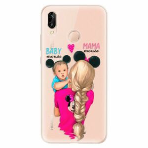 Odolné silikonové pouzdro iSaprio - Mama Mouse Blonde and Boy - Huawei P20 Lite obraz