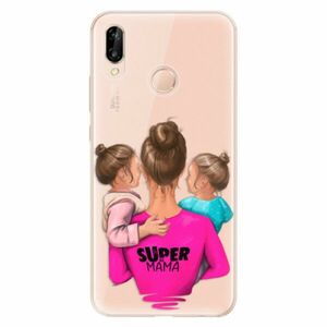 Odolné silikonové pouzdro iSaprio - Super Mama - Two Girls - Huawei P20 Lite obraz