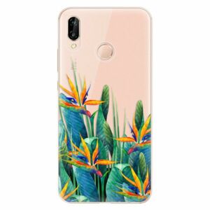 Odolné silikonové pouzdro iSaprio - Exotic Flowers - Huawei P20 Lite obraz