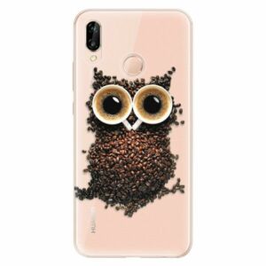 Odolné silikonové pouzdro iSaprio - Owl And Coffee - Huawei P20 Lite obraz
