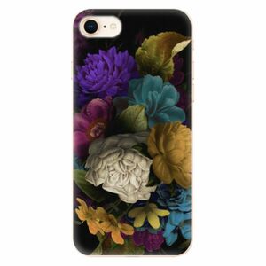 Odolné silikonové pouzdro iSaprio - Dark Flowers - iPhone 8 obraz
