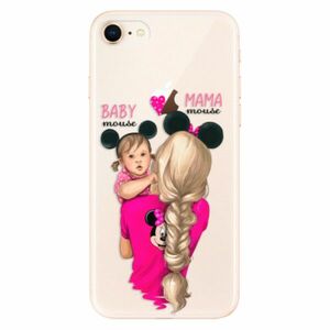 Odolné silikonové pouzdro iSaprio - Mama Mouse Blond and Girl - iPhone 8 obraz
