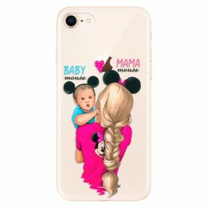 Odolné silikonové pouzdro iSaprio - Mama Mouse Blonde and Boy - iPhone 8 obraz