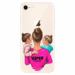 Odolné silikonové pouzdro iSaprio - Super Mama - Two Girls - iPhone 8 obraz