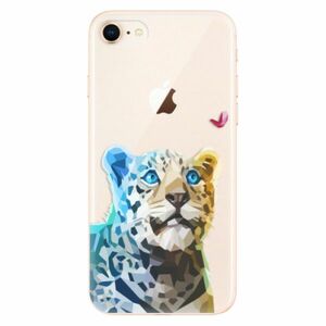 Odolné silikonové pouzdro iSaprio - Leopard With Butterfly - iPhone 8 obraz