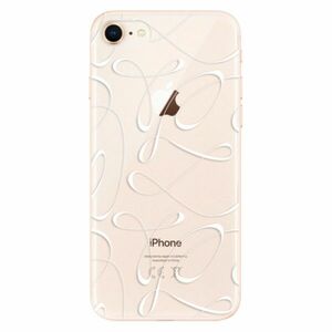 Odolné silikonové pouzdro iSaprio - Fancy - white - iPhone 8 obraz