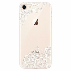 Odolné silikonové pouzdro iSaprio - White Lace 02 - iPhone 8 obraz