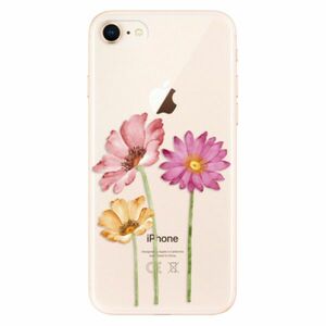 Odolné silikonové pouzdro iSaprio - Three Flowers - iPhone 8 obraz