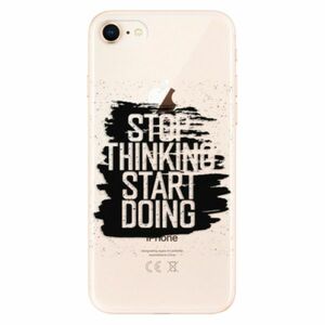 Odolné silikonové pouzdro iSaprio - Start Doing - black - iPhone 8 obraz