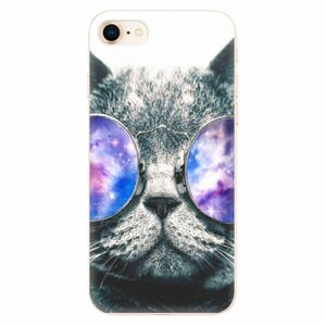 Odolné silikonové pouzdro iSaprio - Galaxy Cat - iPhone 8 obraz