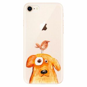 Odolné silikonové pouzdro iSaprio - Dog And Bird - iPhone 8 obraz