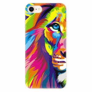Odolné silikonové pouzdro iSaprio - Rainbow Lion - iPhone 8 obraz
