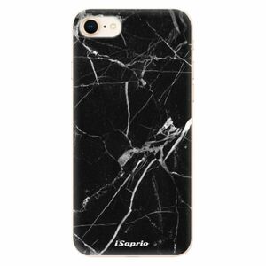 Odolné silikonové pouzdro iSaprio - Black Marble 18 - iPhone 8 obraz