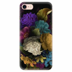Odolné silikonové pouzdro iSaprio - Dark Flowers - iPhone 7 obraz
